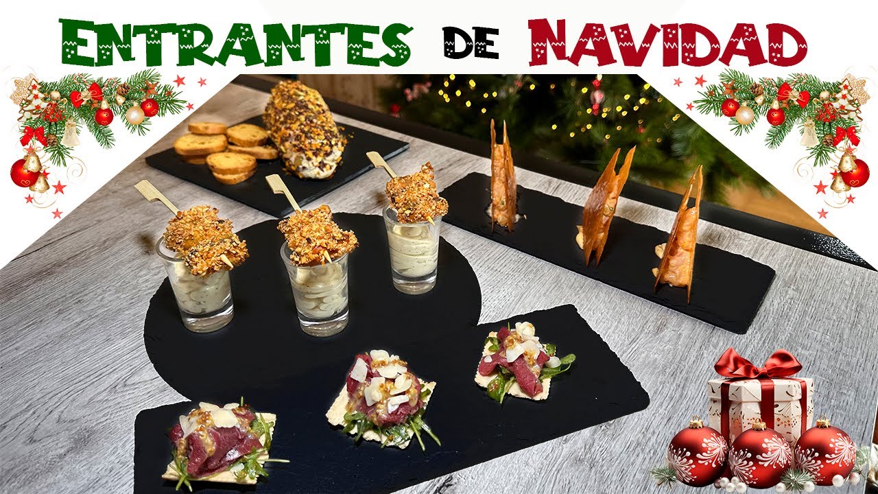 ENTRANTES de NAVIDAD 🎄 Deleita a tus Invitados con estas exquisitas propuestas 🎅🏼