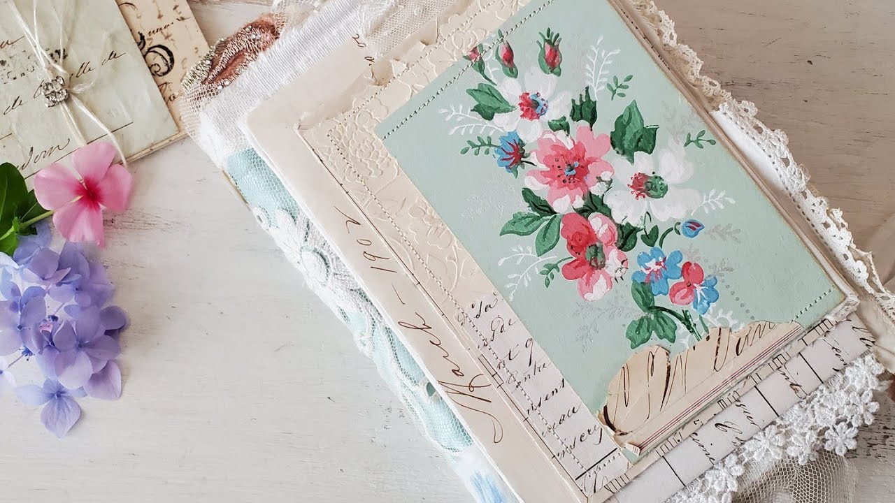 My personal journal flip through - Amity Blooms Artist in Bloom class journal
