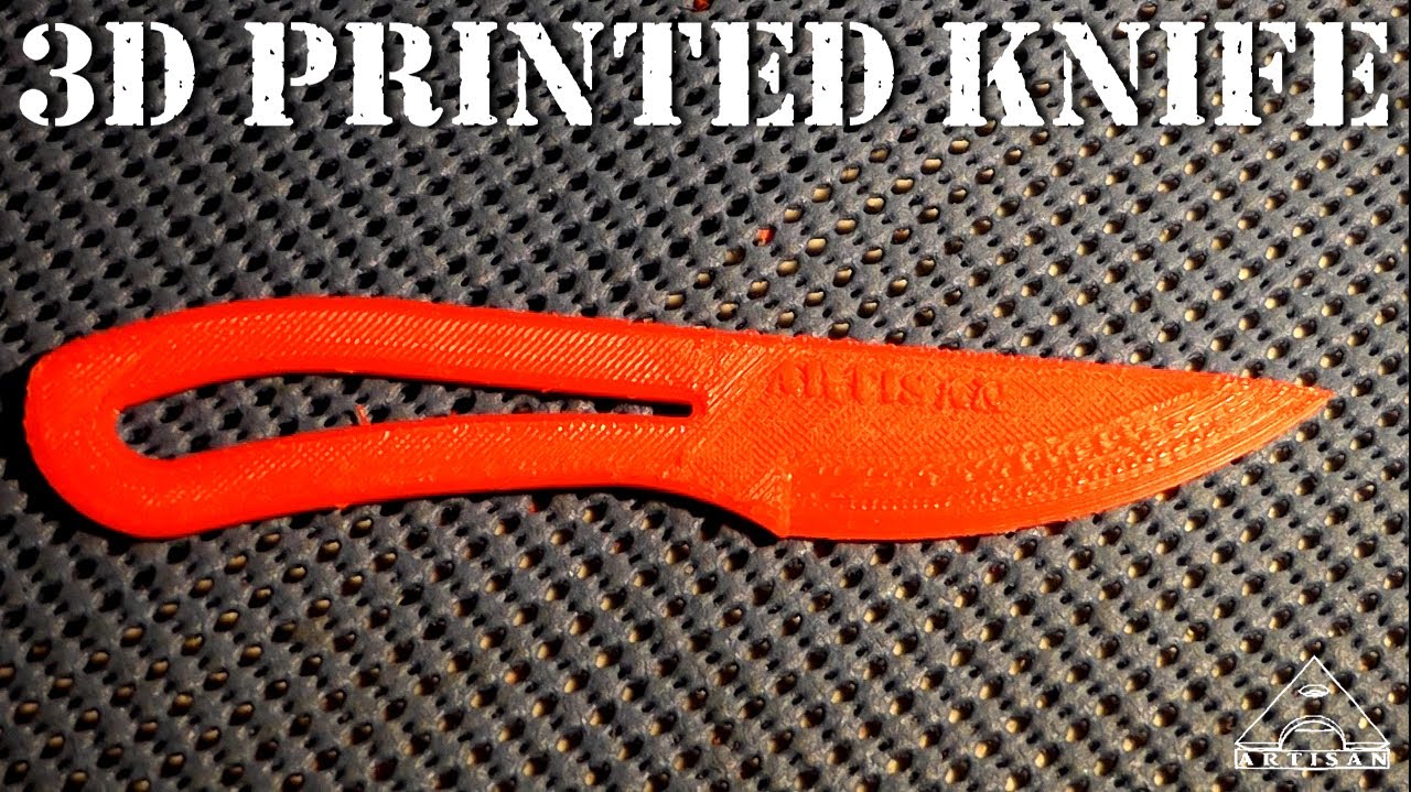3D Printed Knife - Will It Cut Paper?