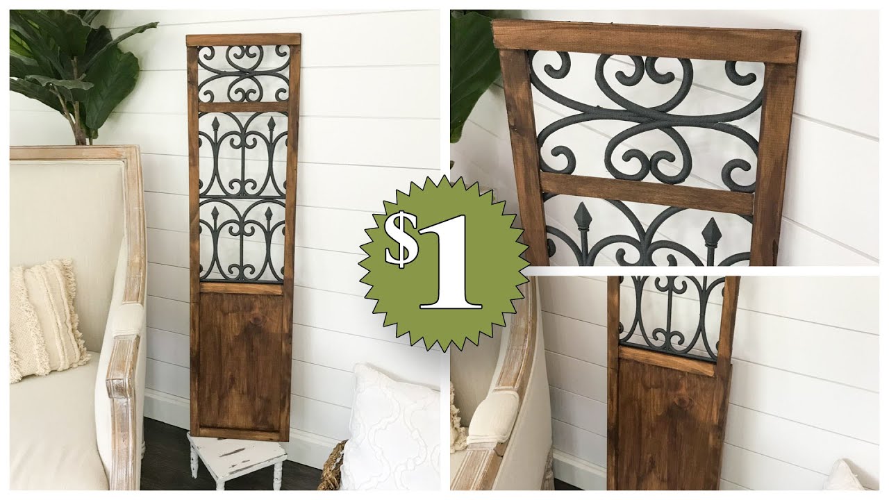 High-End $1 Dollar Tree DIY Trellis Door! | This will WOW you!