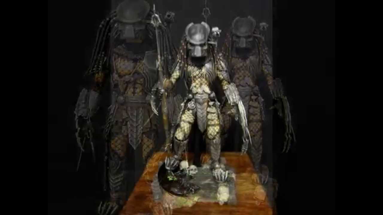 Hot Toys Ancient Predator Comparison, New Custom and Old Version