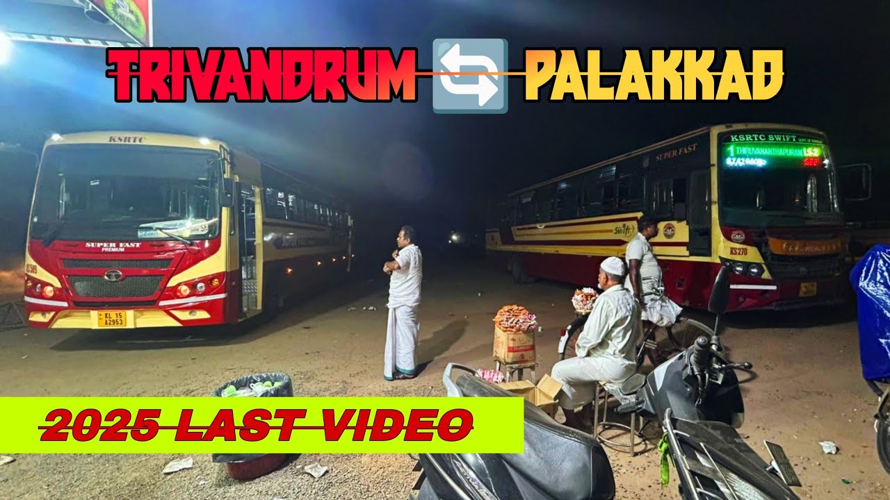 TRIVANDRUM 🔁 PALAKKAD  KSRTC 😓 experience 👍🏻📈🥹 #ksrtcbus # #explore #yathrakaranvlogs #travelvlog 