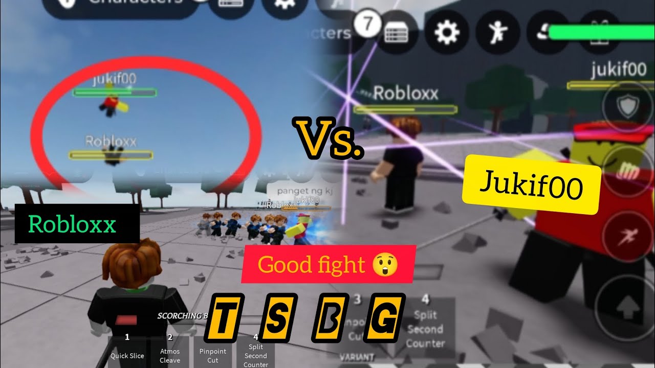 TSB Roblox  Ang Lupit ng Laban Nila 