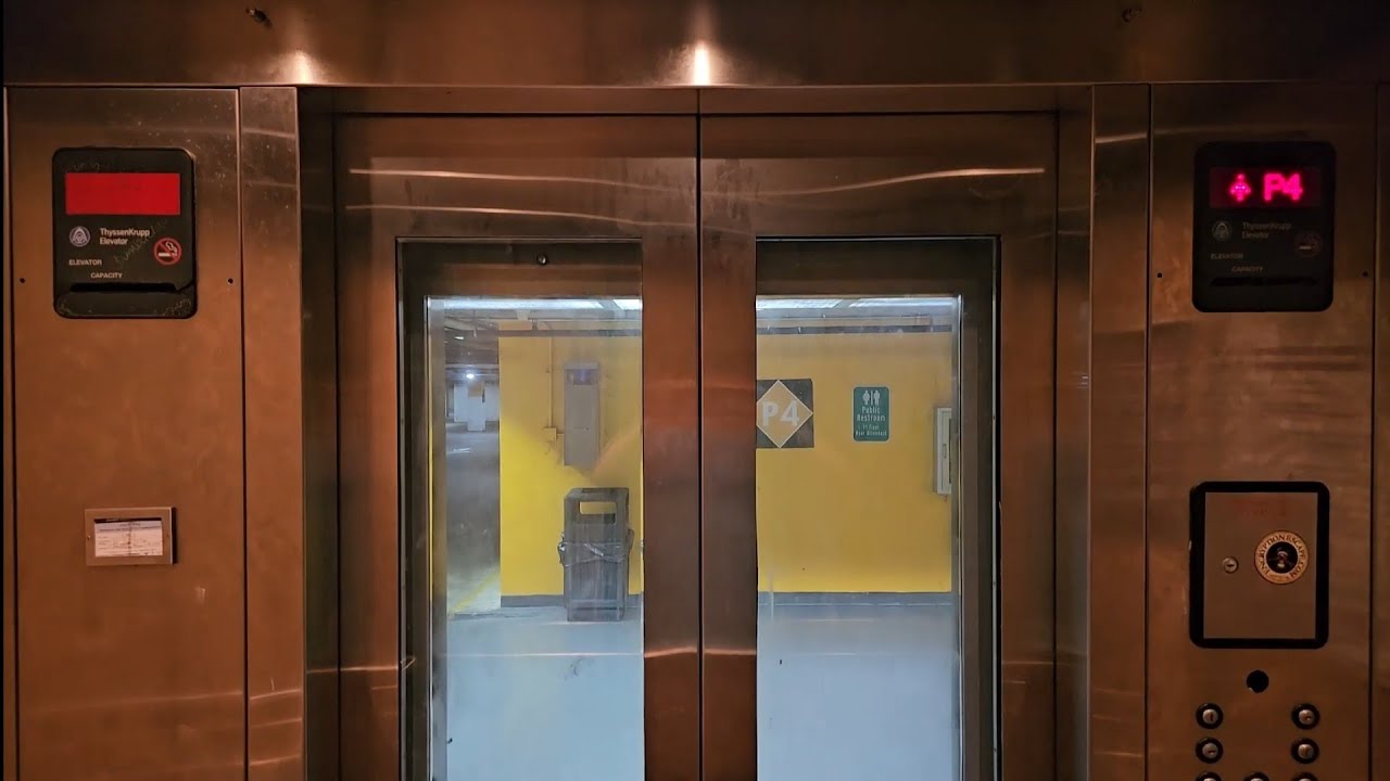 ThyssenKrupp Hydraulic Elevators @ Whitaker Street Parking Garage - Savannah, GA