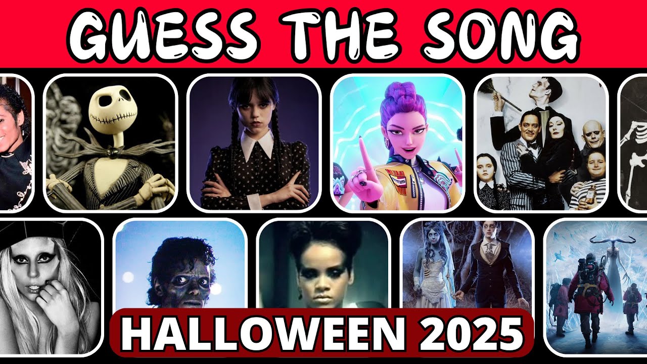 Угадай песню 2025 🎵 | Выпуск к Хэллоуину | Музыкальная викторина