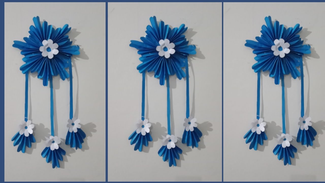 Beautiful wall hanging decor craft idea 💡| Easy to make and beautiful ❤️#diy #craftideas 
