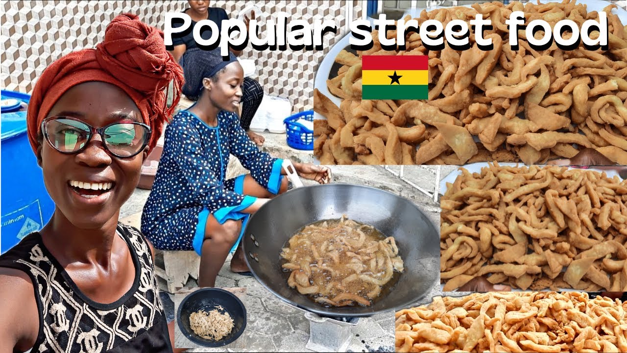 We made our favourite snack in the rain || Ghana party chips || savoury chin chin || pita chips.