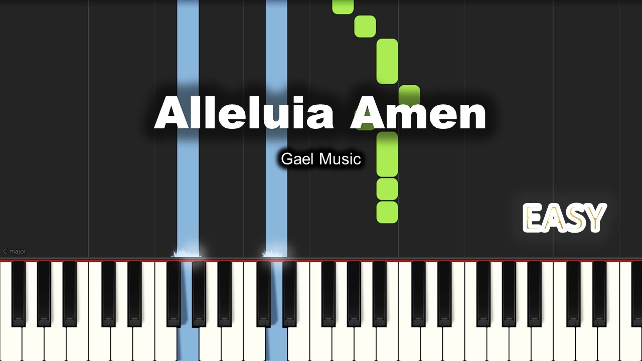 Gael Music - Alleluia Amen | EASY PIANO TUTORIAL BY Extreme Midi
