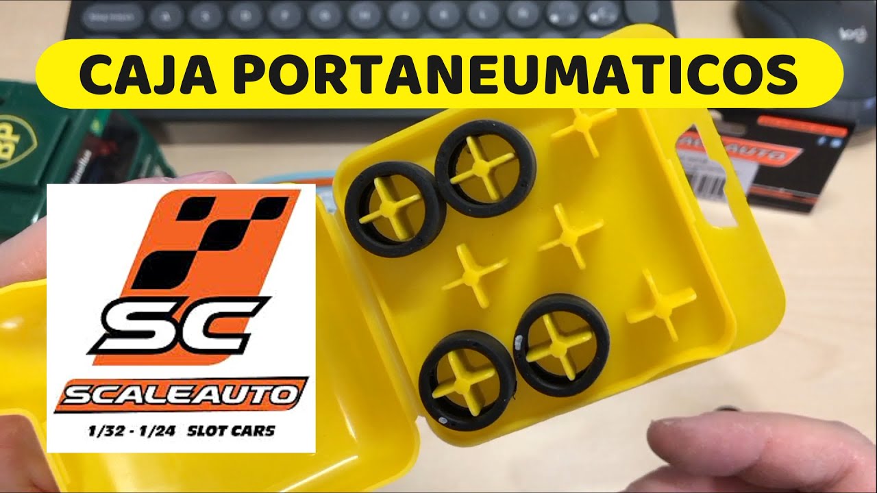 192.- Caja porta neumáticos de Scaleauto
