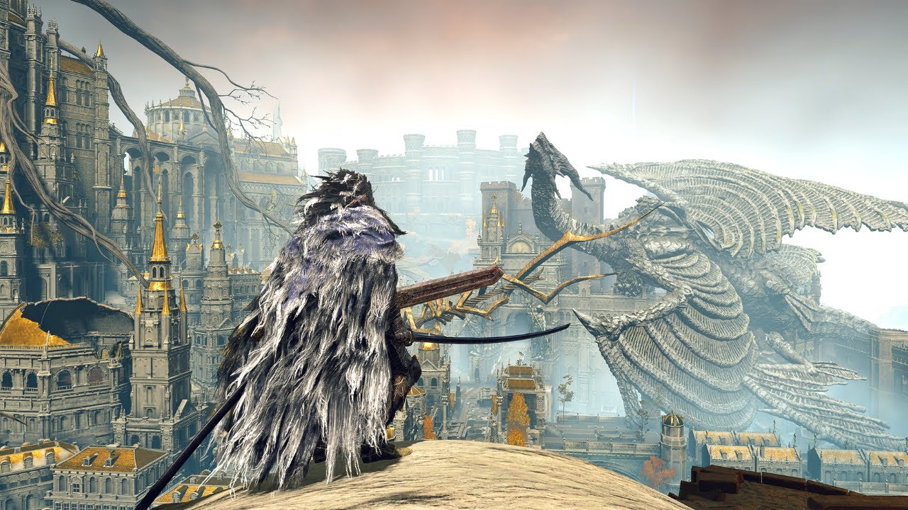 Blaidd Cinematic Gameplay Half-Wolf Armor and Royal Greatsword Combat | Elden Ring