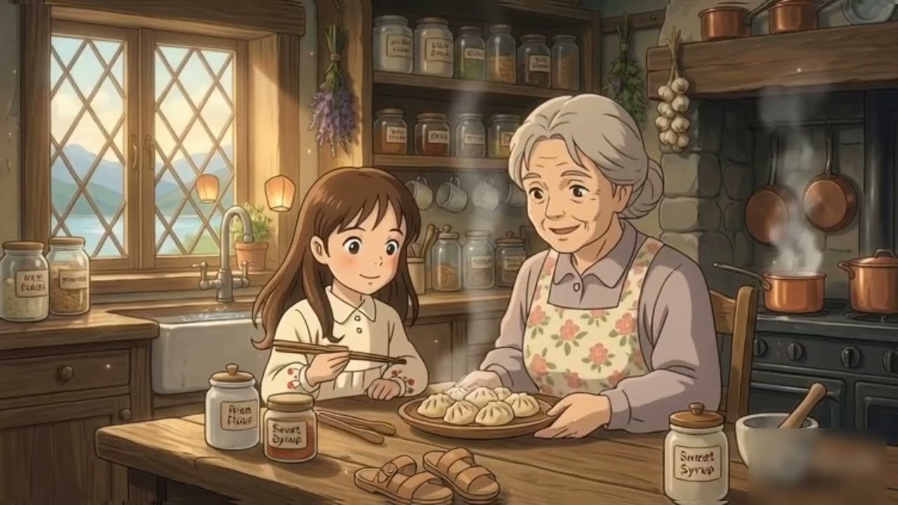 If you could make one wish under these lanterns… what would it be? 🏮✨#ghibliasmr #ghiblicollection 