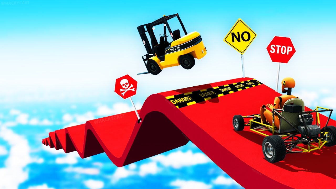 This impossible crash challenge ended in pain... (BeamNG Drive Multiplayer Mods)