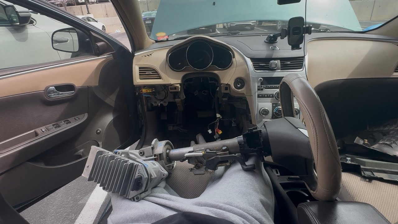 2009 Chevy Malibu steering column disassembly and reassembly, powered steering replacement