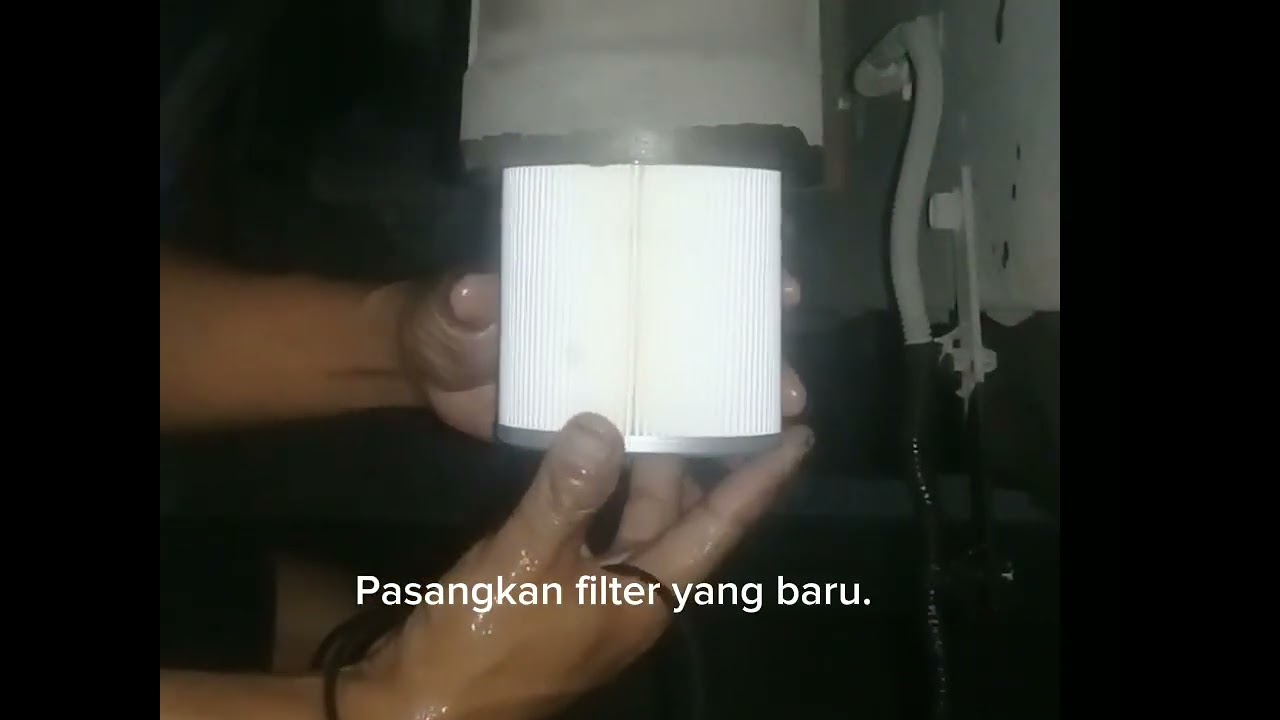Ganti filter solar bawah isuzu GiGa