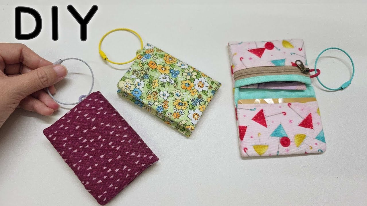 EP350 : How to make Easy Wallet Pouch | DIY Mini Bag | Sewing