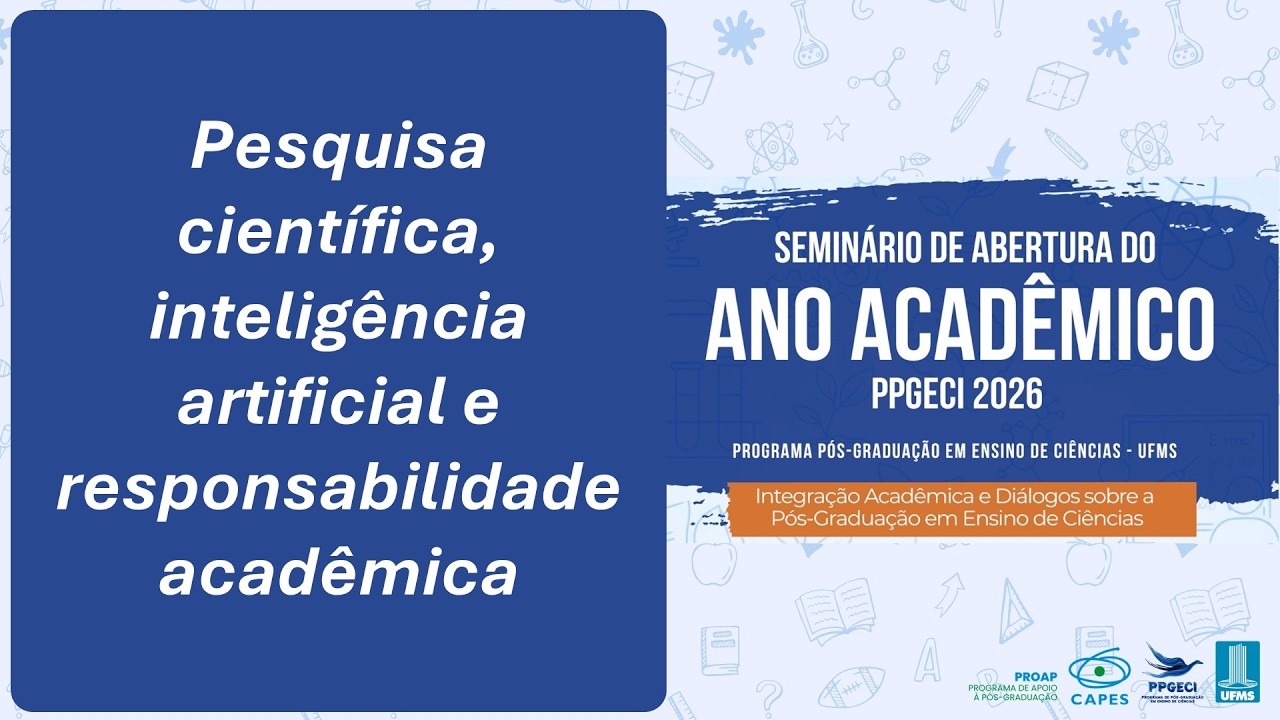 Conferência de abertura | Pesquisa científica, inteligência artificial e responsabilidade acadêmica