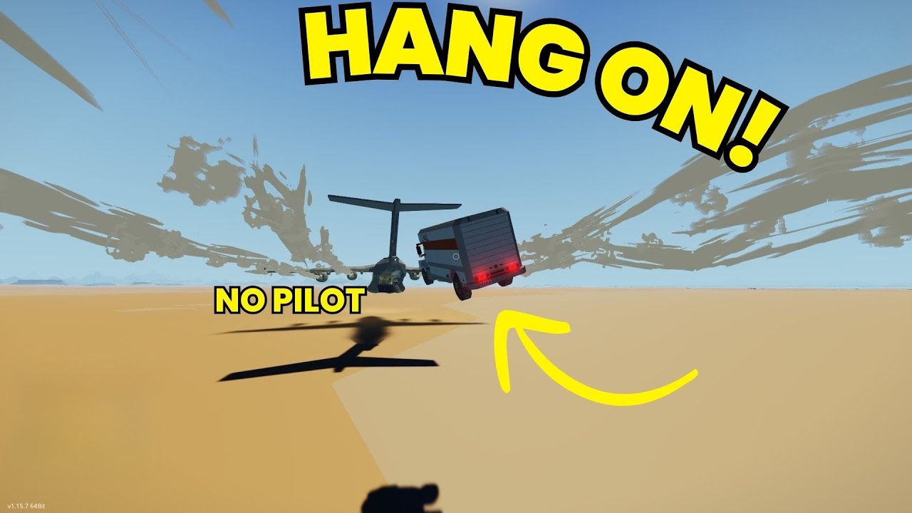 Lightning STRIKES My Cargo Plane And I Lose All Controls! - Stormworks Build And Rescue