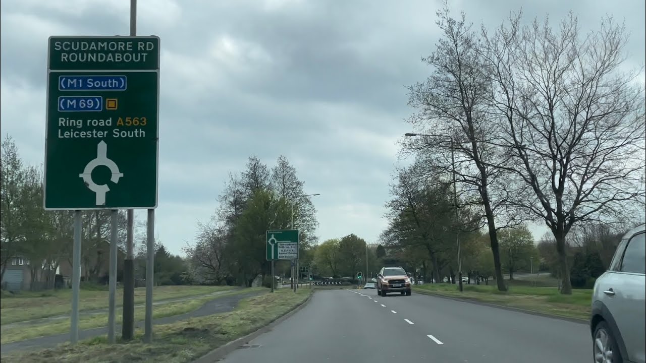 Driving the A563 Leicester Ring Road New Parks Way/Braunstone Way - 28/04/23 // dashcam footage