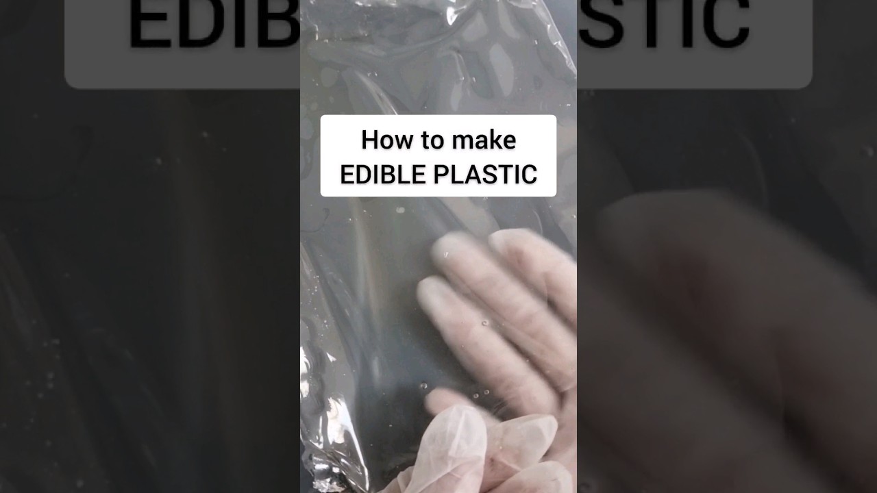 How to make Edible Plastic #everythingisedible #cake