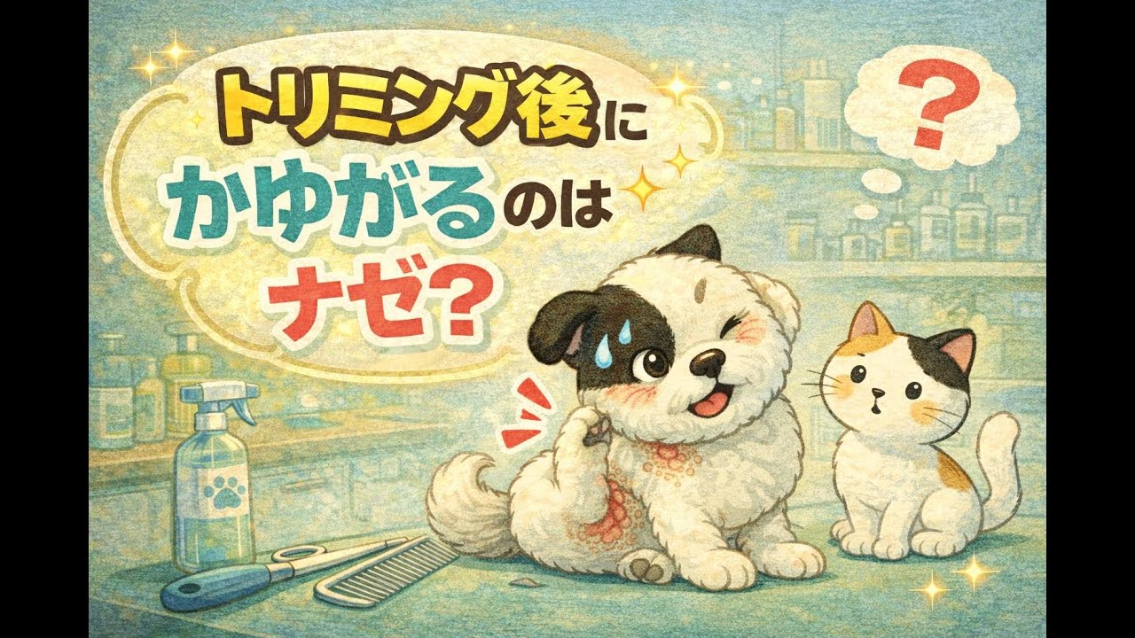 トリミング後にかゆがるのはなぜ？