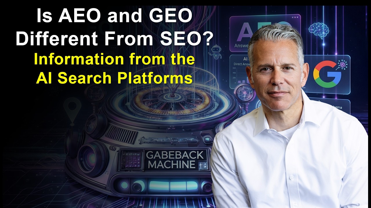 Is AEO/GEO different than SEO? Information from the AI search platforms about AI search visibility.