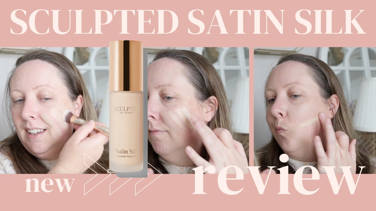 Sculpted by Aimee Satin Silk Longwear Foundation demo & review!
