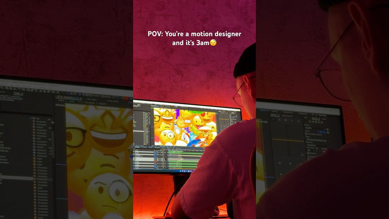 3AM vibes😴 Just me and After Effects 