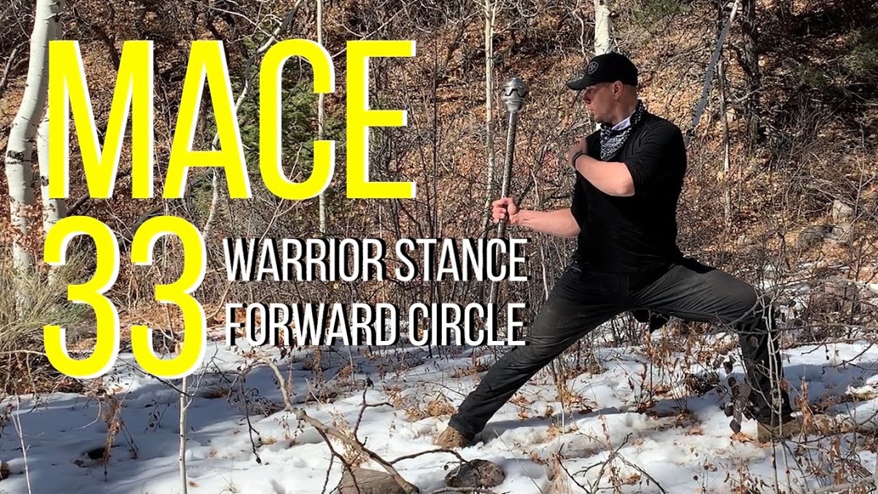 Mace 33 - Warrior Stance Front circle
