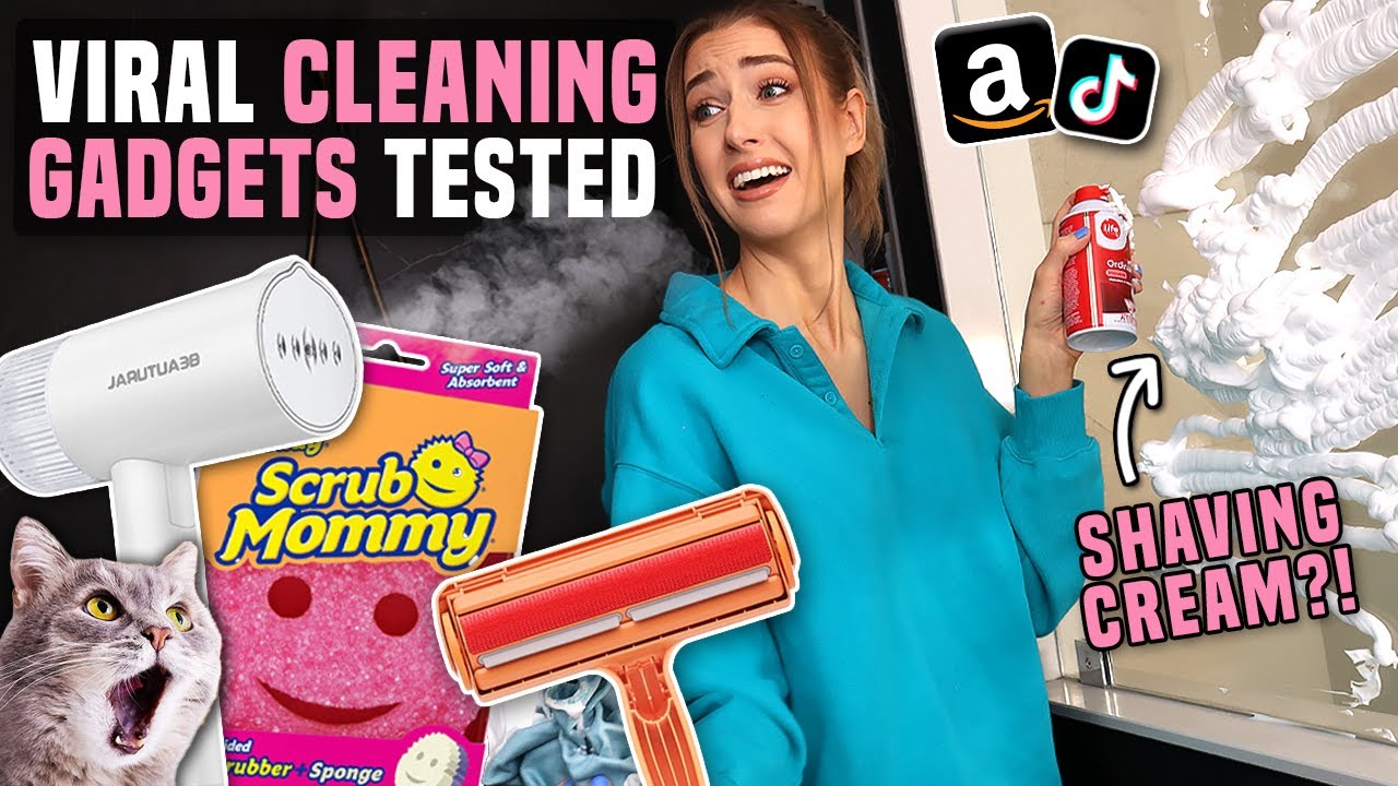 Testing VIRAL CLEANING GADGETS & HACKS! ✨we found some GAME-CHANGERSSS