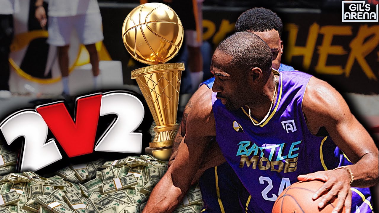 Gilbert Arenas DOMINATES The 2v2 Backyard Championship