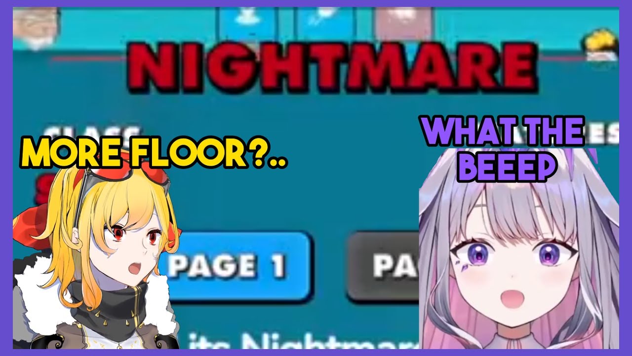 This Game So Hard it Even Throw Nightmare on Biboo and Kaela [Koseki Bijou | Hololive Clips]