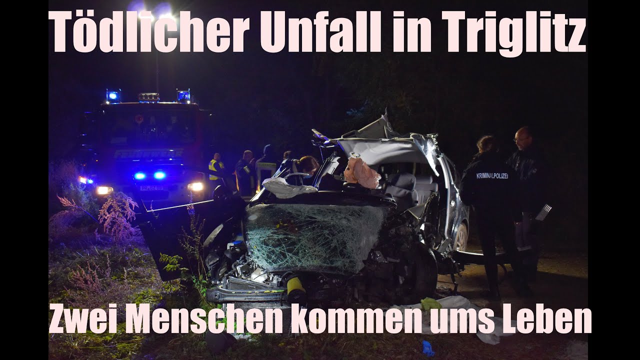 {Zwei Tote nach Unfall}&Uuml;berbesetzter Pkw mit (6P) endet am Baum-Bis auf eine war keiner angeschnallt