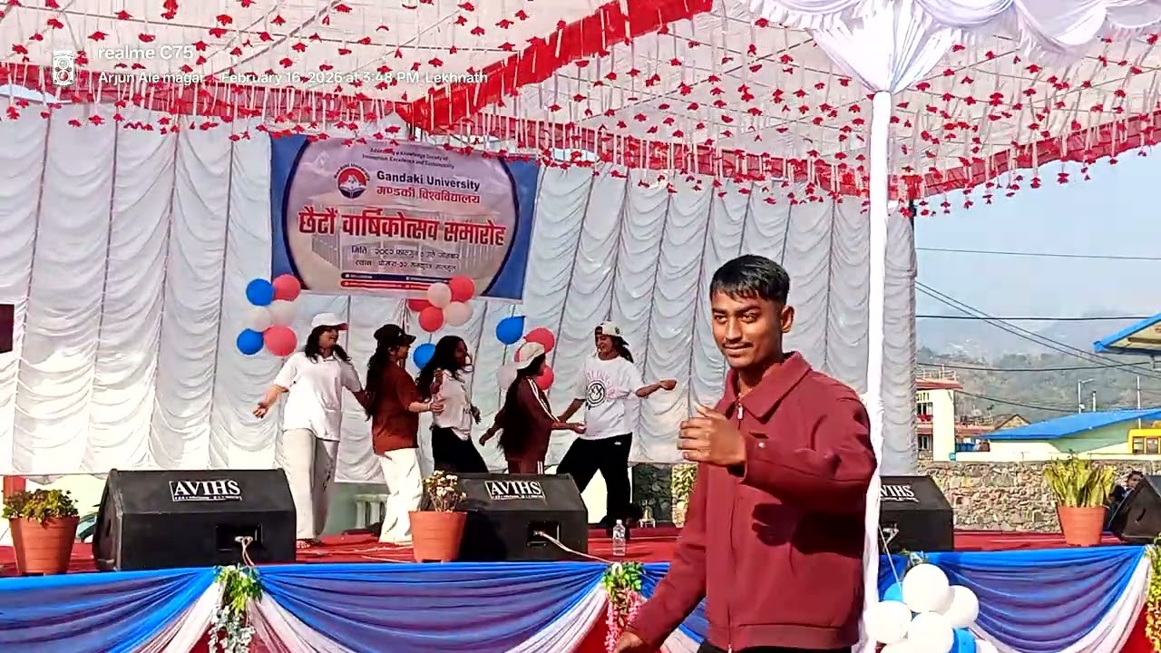 Pilayo Sathile Rimixe dance video | 6th anniversary Gandaki University | Pokhara 32 malmul  |