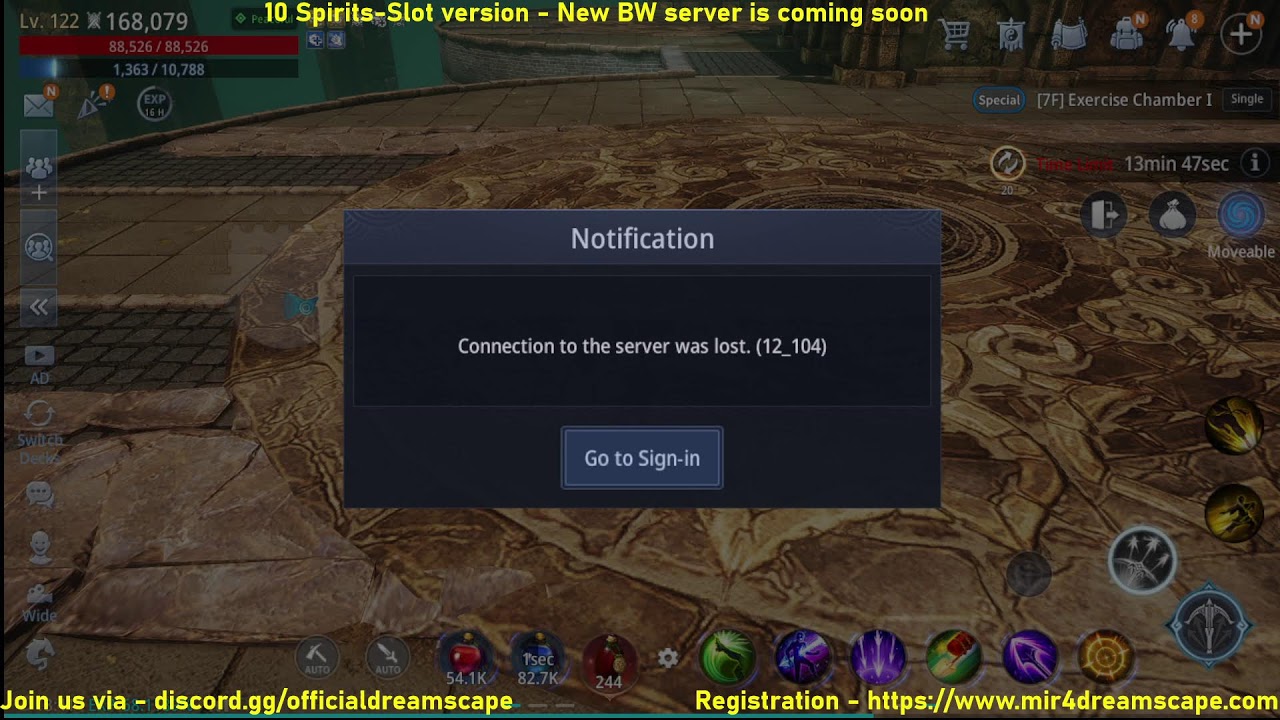 MIR4 Dreamscape – New BW server - end of 2026/02