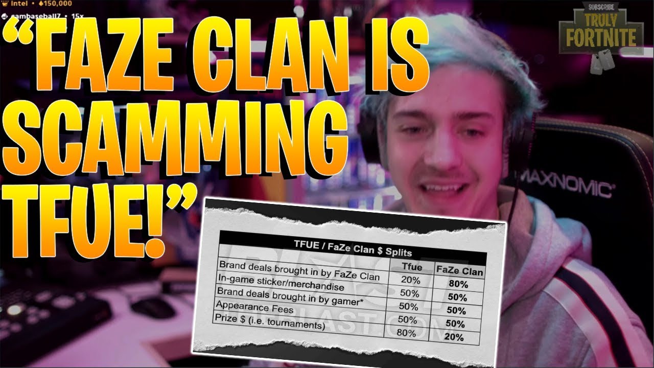 Ninja REACTS to Tfue's *LEAKED* Contract & is SHOCKED that FaZe STEALS so Much From Tfue!