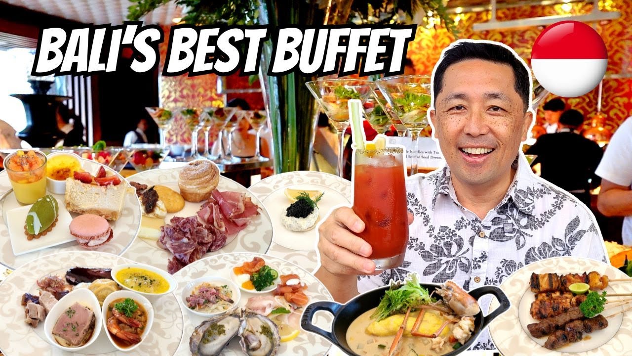 Best Buffet in Bali! 🇮🇩 Luxury 5 Star Buffet with Wagyu, Lobster & Sushi at St. Regis Bali Resort