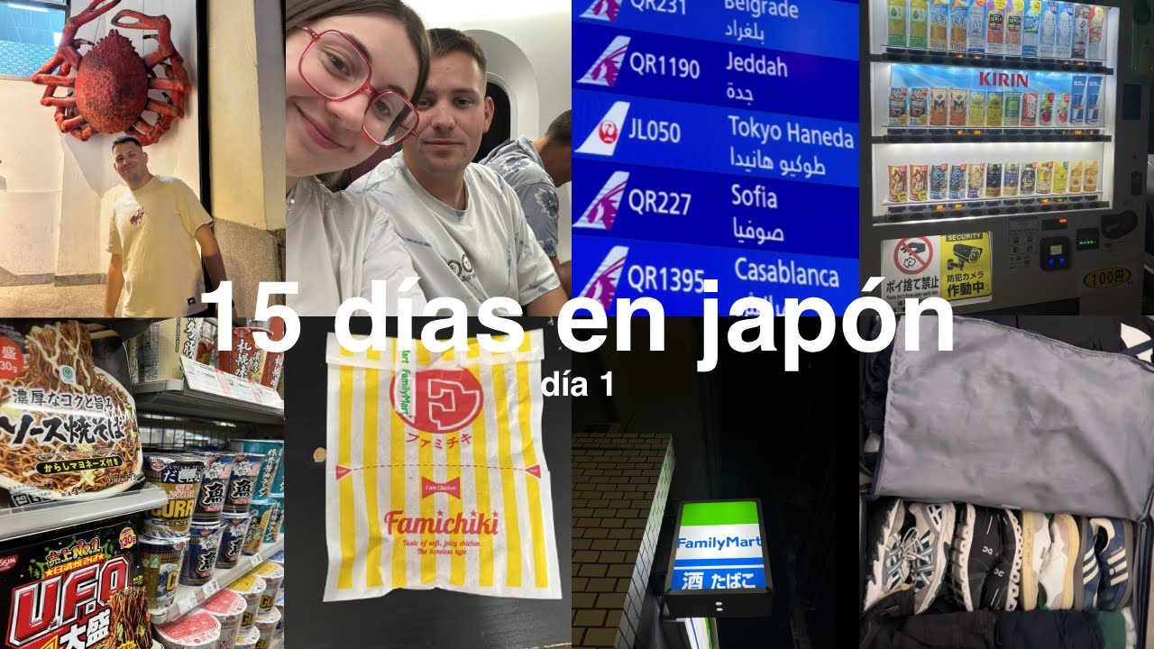 15 días en japón - ep1 | horas de vuelo y nervios