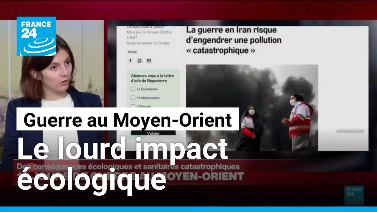 Sur Reporterre : La pollution engendrée par la guerre au Moyen-Orient • FRANCE 24