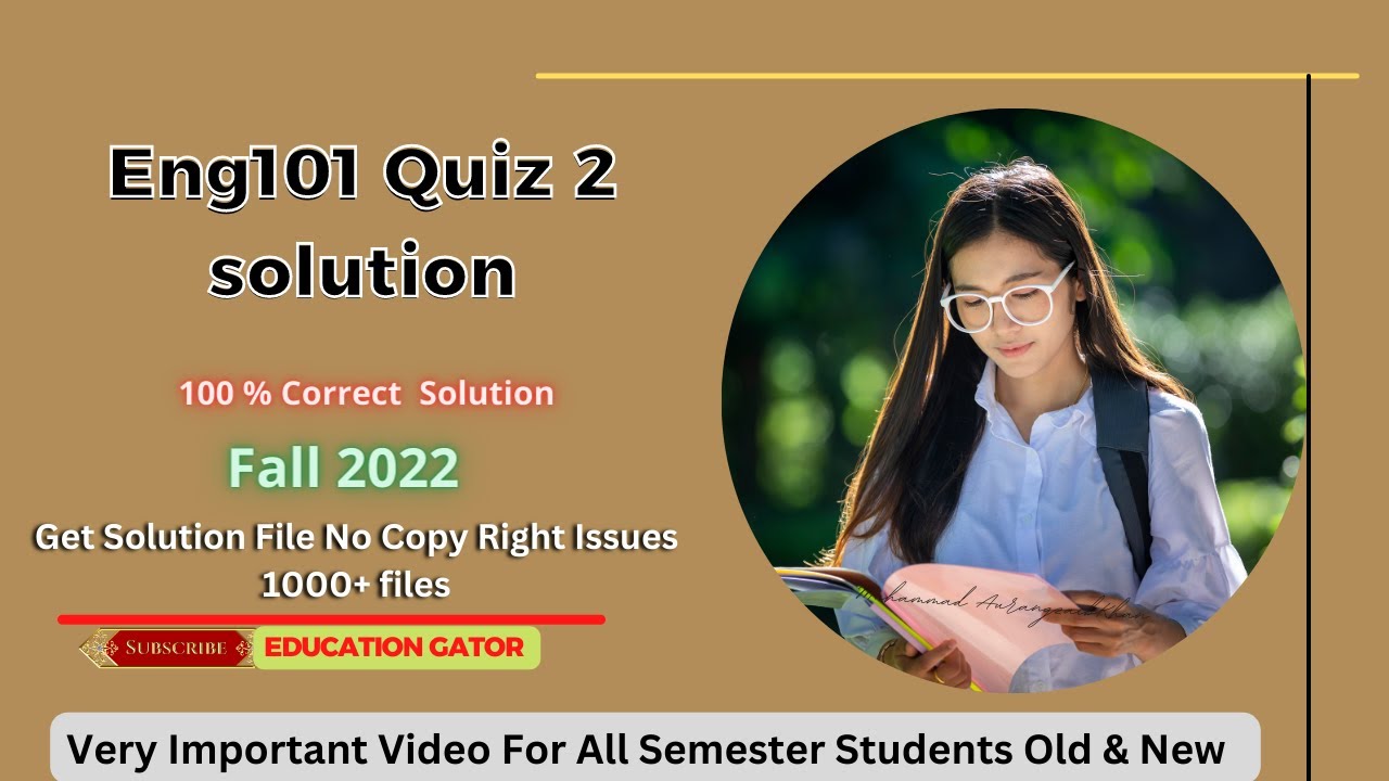 Eng101 Quiz 2 | Cs304 Quiz 2 Solution 2022 | Cs304 Quiz 2 Fall 2022 |#Cs304Quiz2 | Cs304 Quiz 2 2023