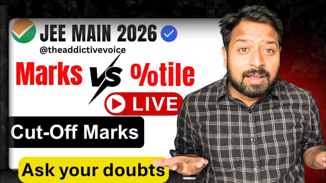 Live ‼️Final answer key update ⚠️Expected marks vs Percentile 🙌JEE mains 2026