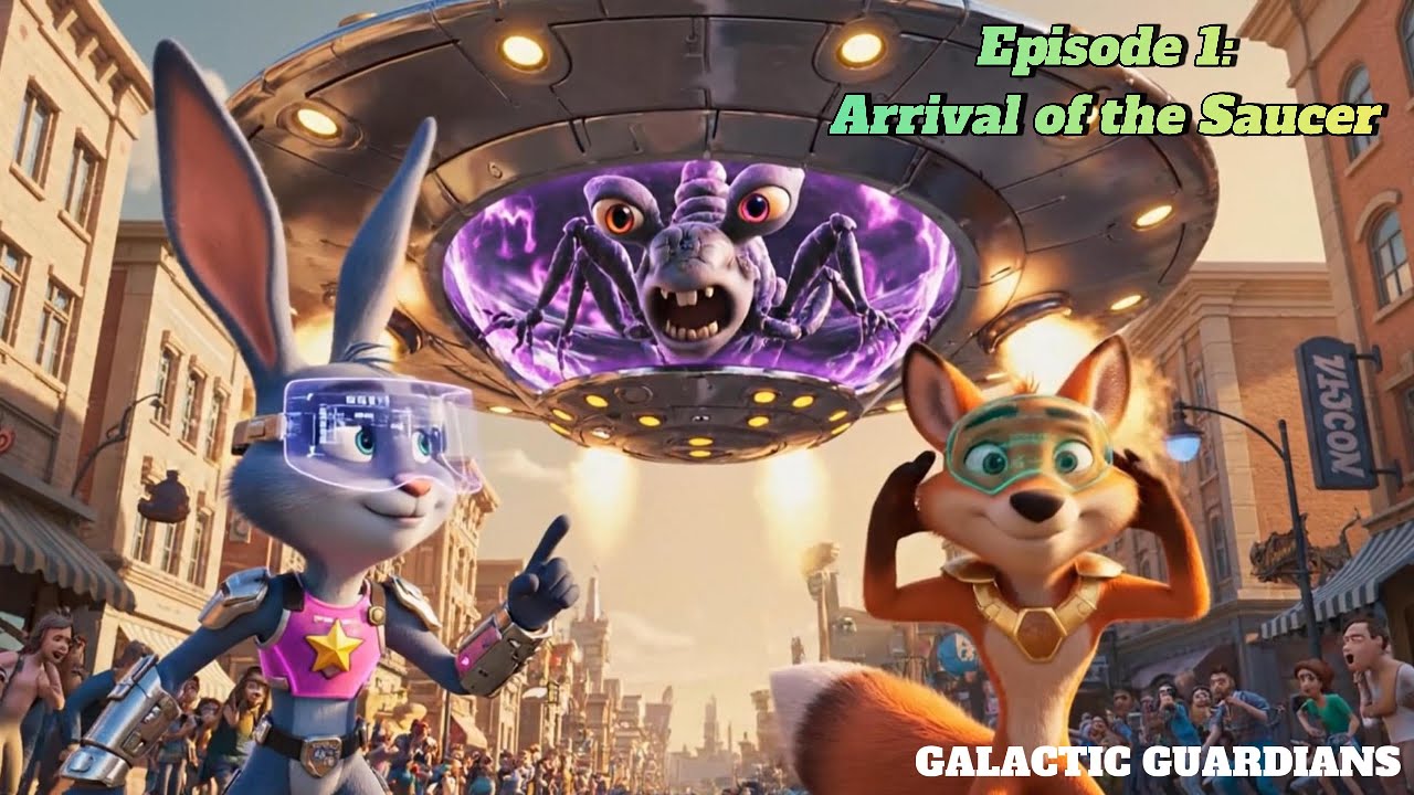 Nick & Judy Become SUPERHEROES! 🦊🐰 Zootopia Ep 1: Arrival of the Saucer
