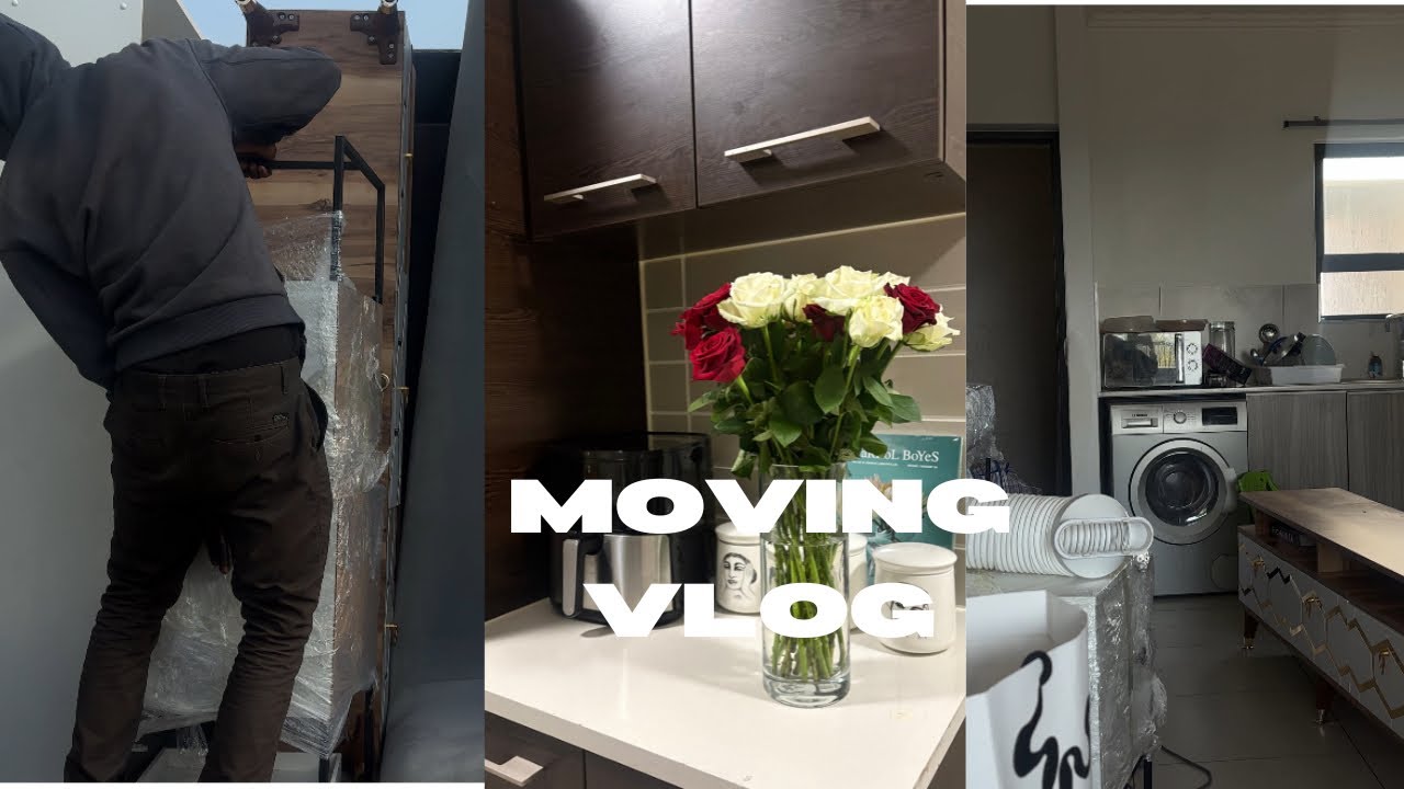 MOVING VLOG PART 1: Raw & Unfiltered | Unboxing + First Night with No Curtains!