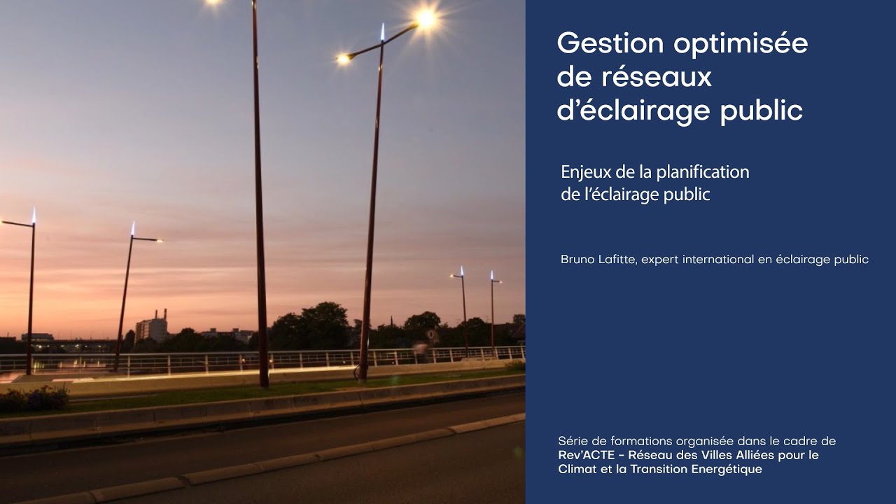 Enjeux de la planification de l’éclairage public