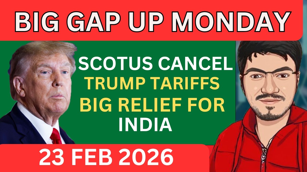 Nifty & Bank nifty prediction for tomorrow for monday | US Supreme Court Cancels Trump TARIFFS