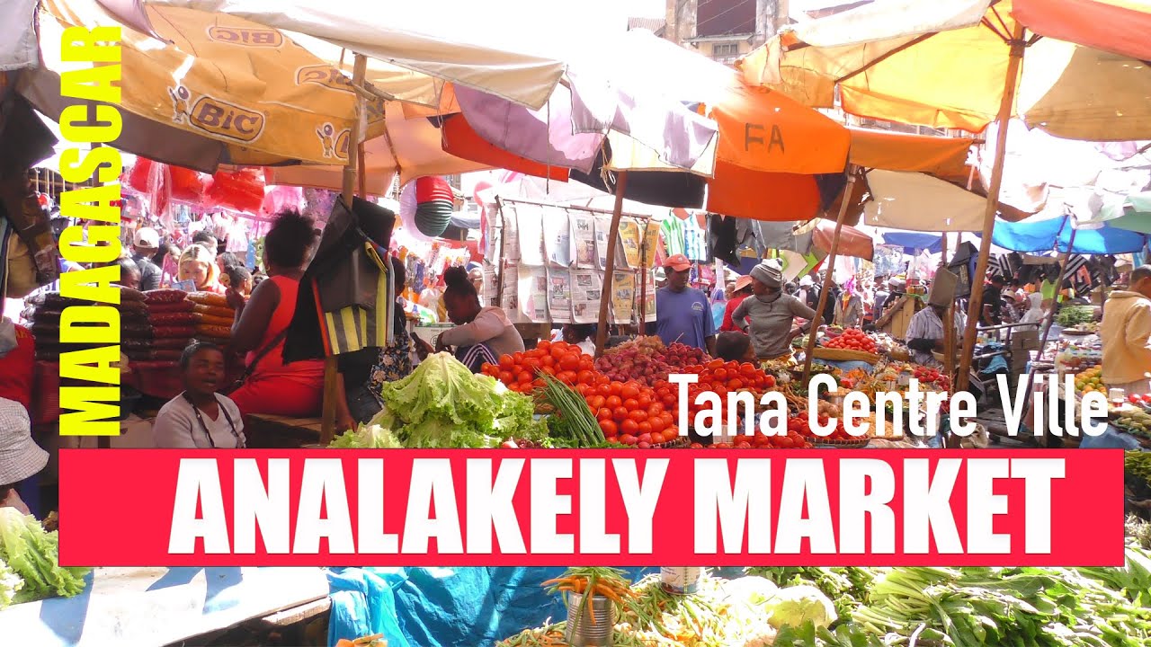 ANALAKELY MARKET - TANANARIVE MADAGASCAR 2025  - 4K
