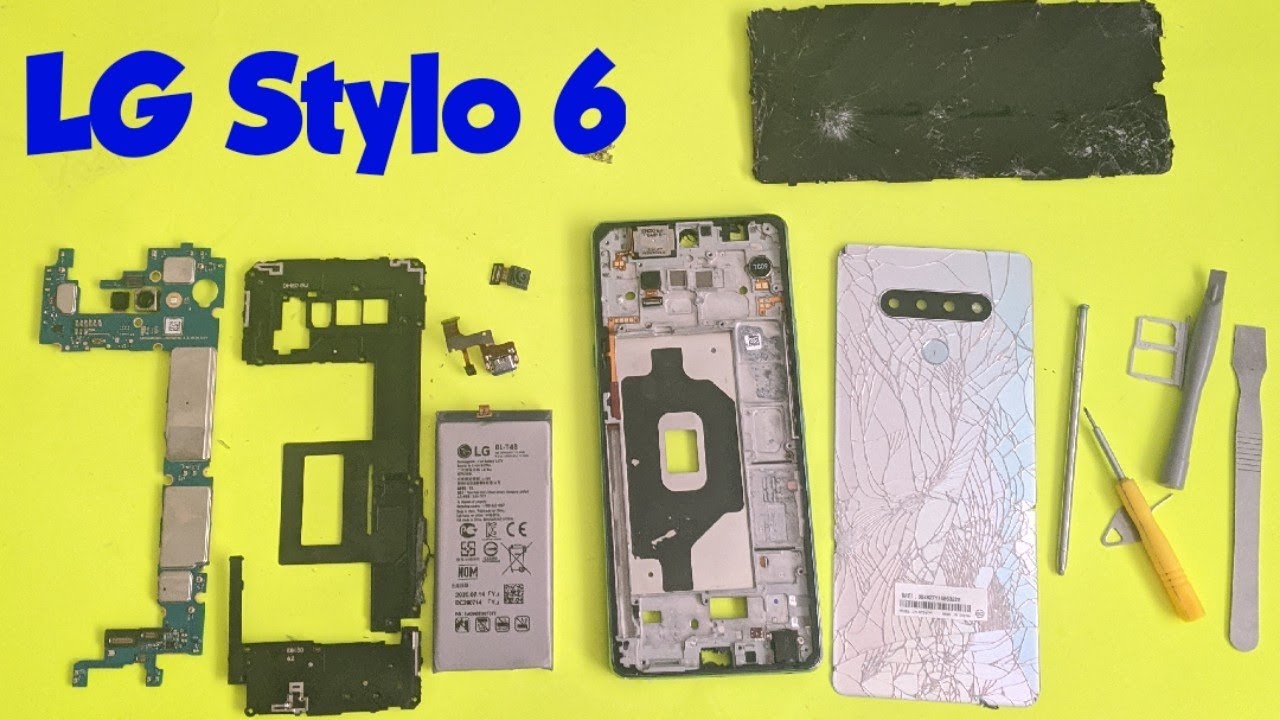 LG Stylo 6 Как разобрать, разобрать, собрать...