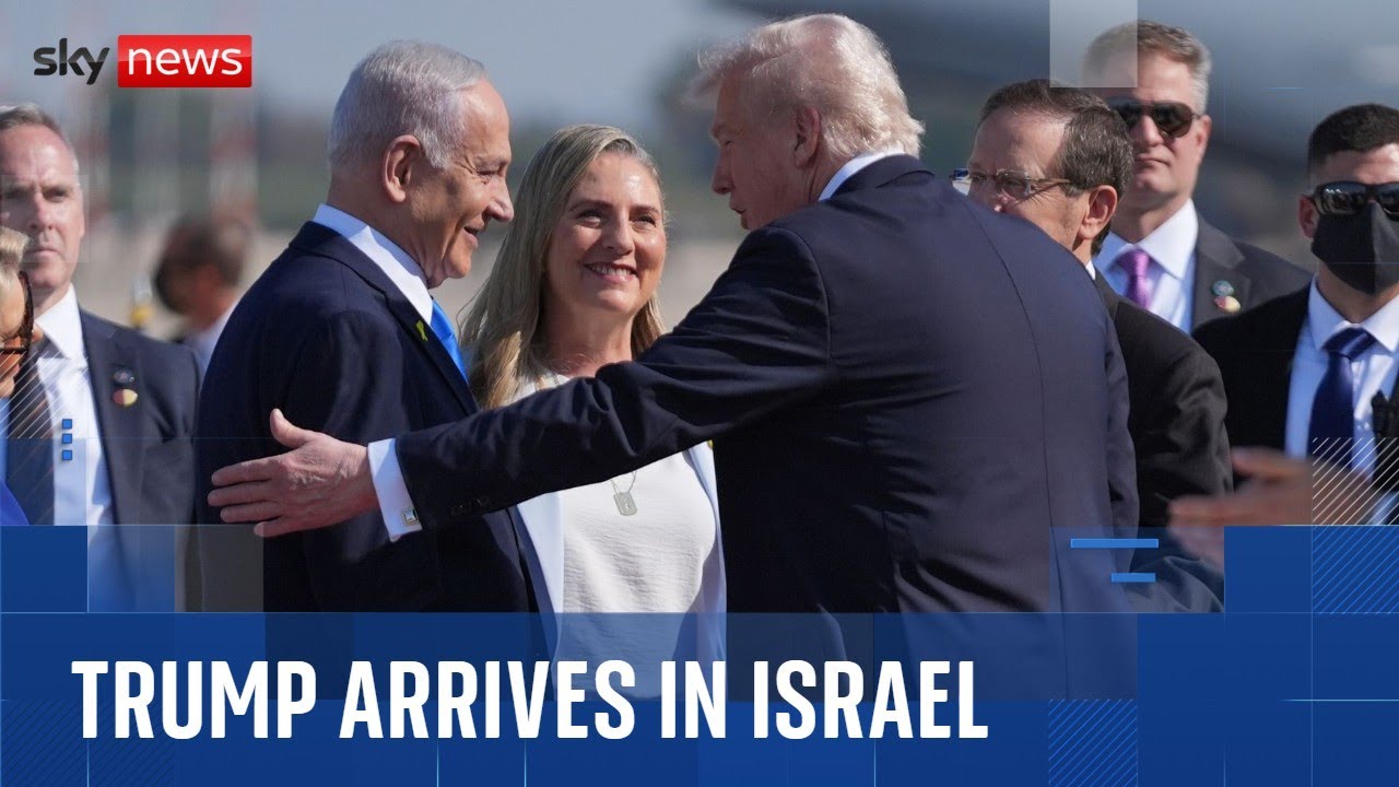 BREAKING: Trump arrives in Israel as first hostages are released