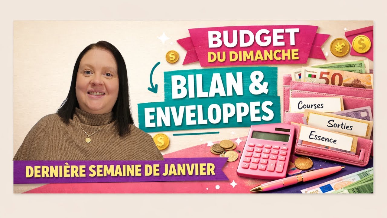 Budget familial | Bilan de la semaine et enveloppes à remplir