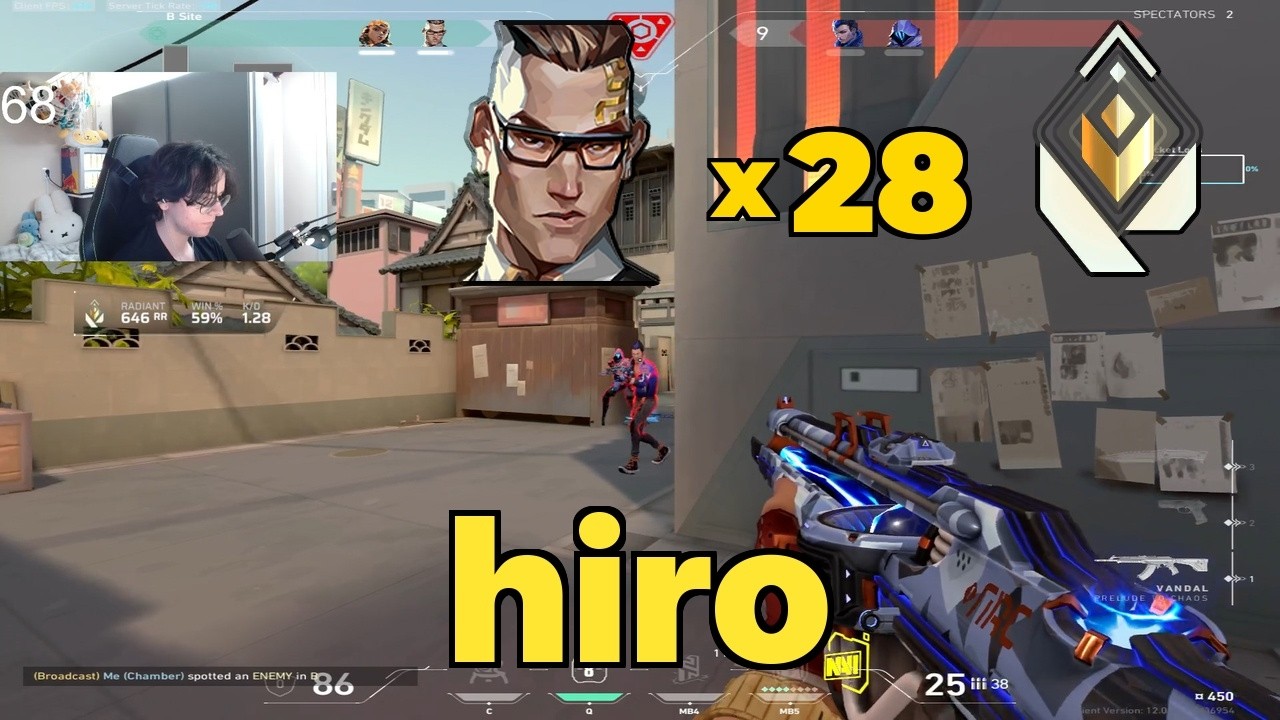 NAVI hiro - 44% HS | Chamber on Split | 28/17/1 328 ACS
