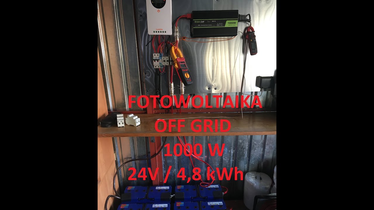 Fotowoltaika OFF-GRID 1000W  24V PL